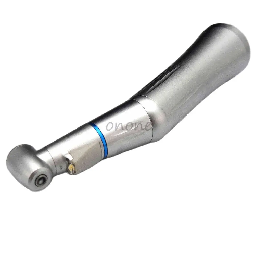 

Dental Inner Water Spray Low Speed Handpiece E- generator Contra Angle Low speed handpiece with LED Fiber Optic Contra Angle