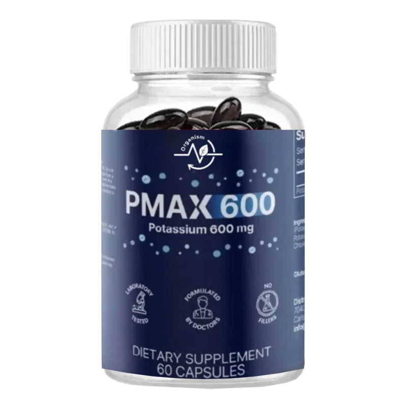 

Капсулы с добавлением калия, 600 мг, содержащие цитрат, глюконат, бикарбонат, хлоридные электролиты и поддержка здоровья почек.