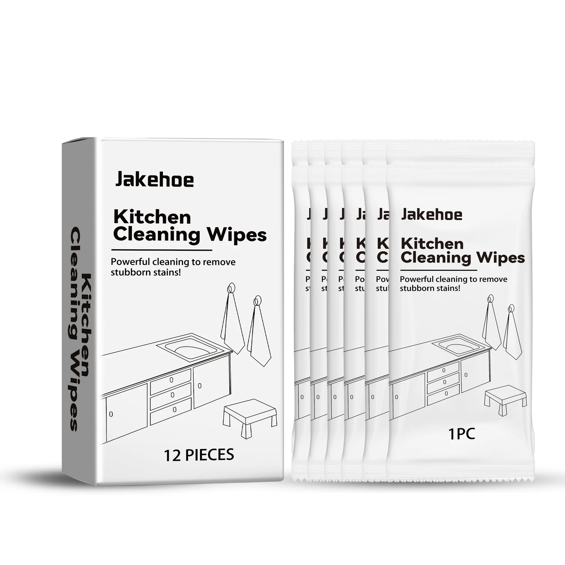 

Kitchen Wipes To Remove Oil and Dirt Household Cleaning Hood Special One Wipe Clean Wet Paper Towels Disposable Facial Wipes