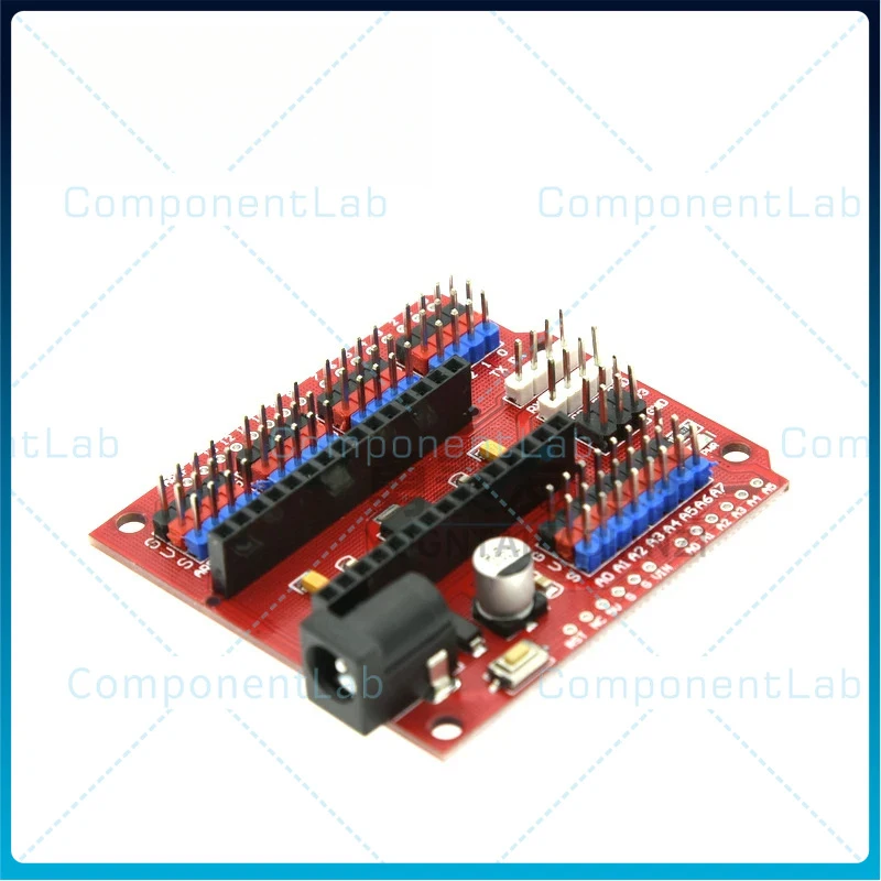 5-25pcs For NANO V3.0 2 In 1 Expansion Power Board with Pin Header for Arduino UNO R3