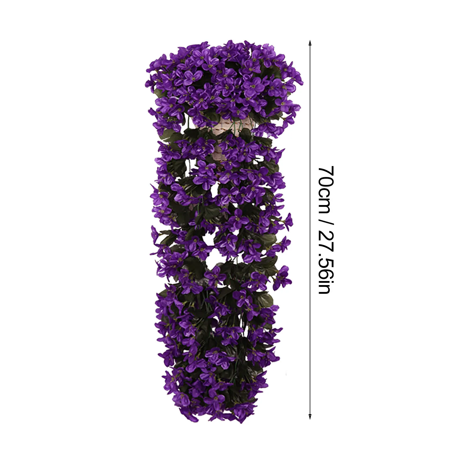 

Violet Artificial Wall Garland Vivids Hanging Hanging Artificial Flower Hanging Flowers Orchid Basket Bunch Winter Faux Flowers