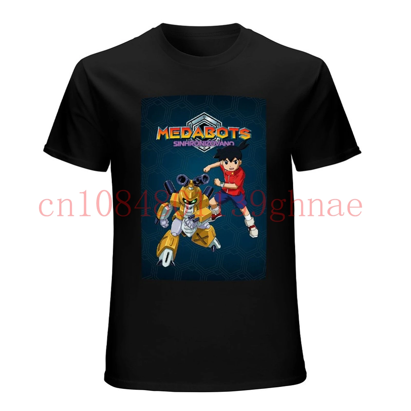 New Medabots Anime Movie And Tv Show Poster Mens T Shirt Clothing Size S 2Xl