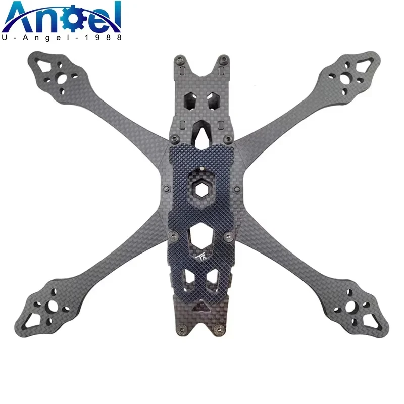 NEW 5 inch 225 223mm Wheelbase X-type Split Carbon Fiber Frame kit With 5mm Arm For FPV RC Racing Drone Upgraded QAV-S 225mm