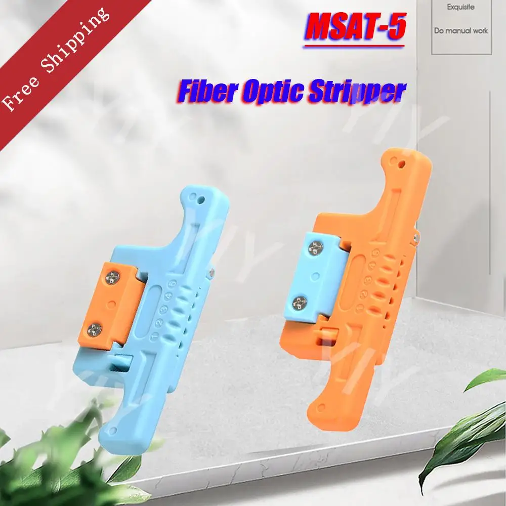 

MSAT-5 Fiber Optical Cable Ribbon Stripper Loose Tube Buffer Mid-Span Access Tool 1.9mm to 3.0mm AUA-05 Gift the Blade