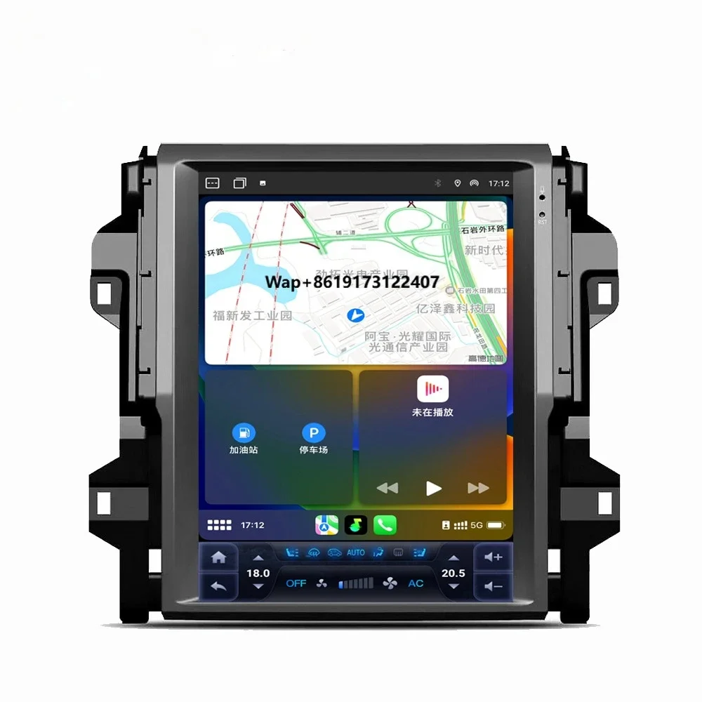 Style for   Fortuner 2016+ 12.1inch  Ts10  Multifunctional Navigation  Car Audio   Carplay