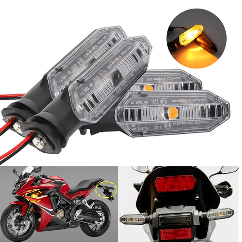 Turn Signal For Honda Motorcyle Indicator Blinker Lamp For Honda X-ADV 150 750 CBR 150R 250RR 400R 500R 650R 1000RR CB 1300