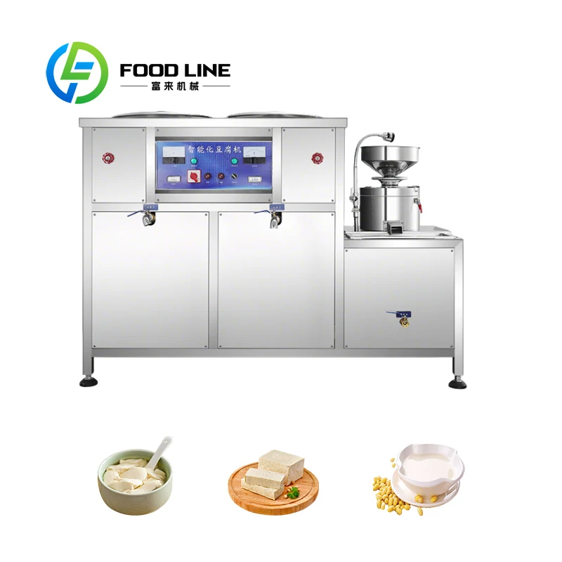 Commercial Tofu Making & Filling Machine Customized Soy Milk Production Equipment for Food Processing Plant