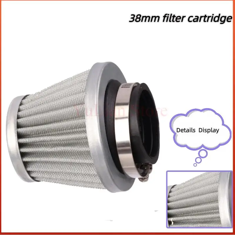 Mushroom Head Motorcycle Carburetor Air Filter Cleaner Intake Pipe Modified Scooter ATV