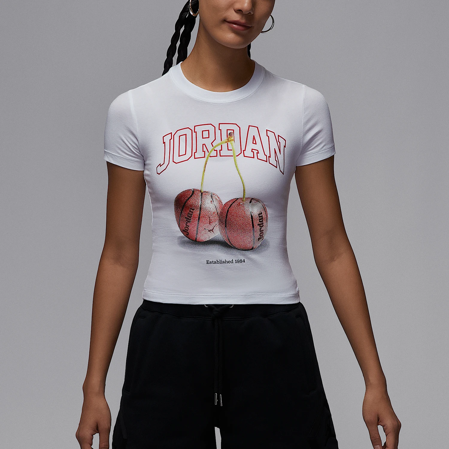 Camiseta deportiva de compresión estampada Nike JORDAN para mujer IH2532-100
