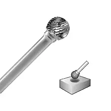 8 Stück/Set Durchmesser. 6/8/10/12 mm 1/4 Zoll (6 mm) Schaft Wolframkarbid-Frässtifte Bit Double Cut CNC-Gravur für Metall, Stahl, Aluminium – Detail 9