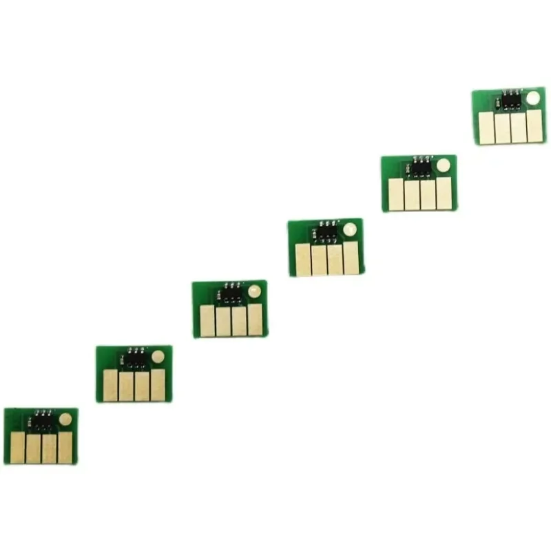 6PC HP72 Auto Reset Cartridge Chip for HP 72 for HP Designjet T610 T620 T770 T790 T1100 T1120 T1200 T1300 T2300 Plotter
