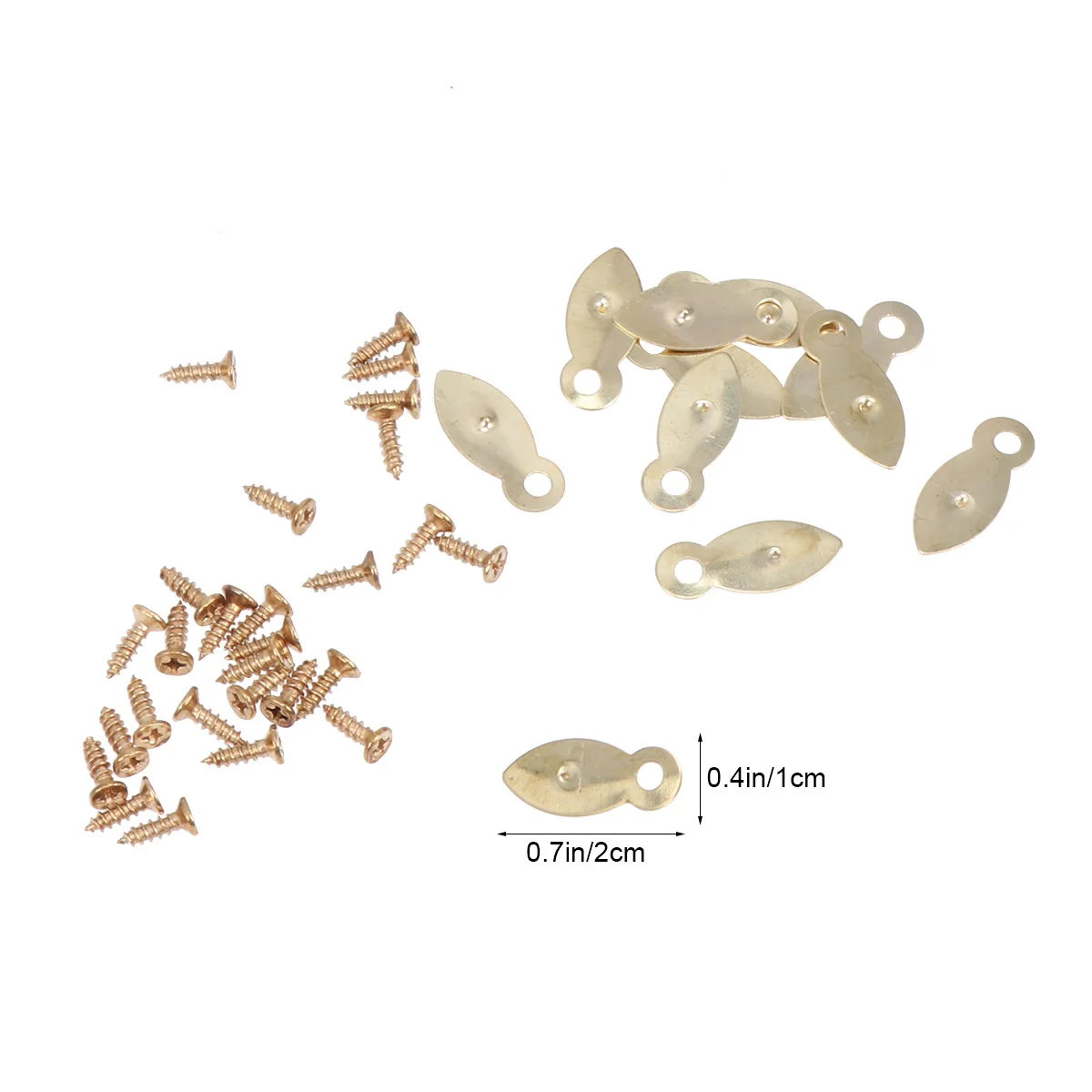 100 قطعة أوراق ذهبية ضغط المعادن البطيخ الأظافر لإطار الصورة دعم جدار الفن معلقة عدة مسامير صغيرة ديكور المنزل Diy بها بنفسك