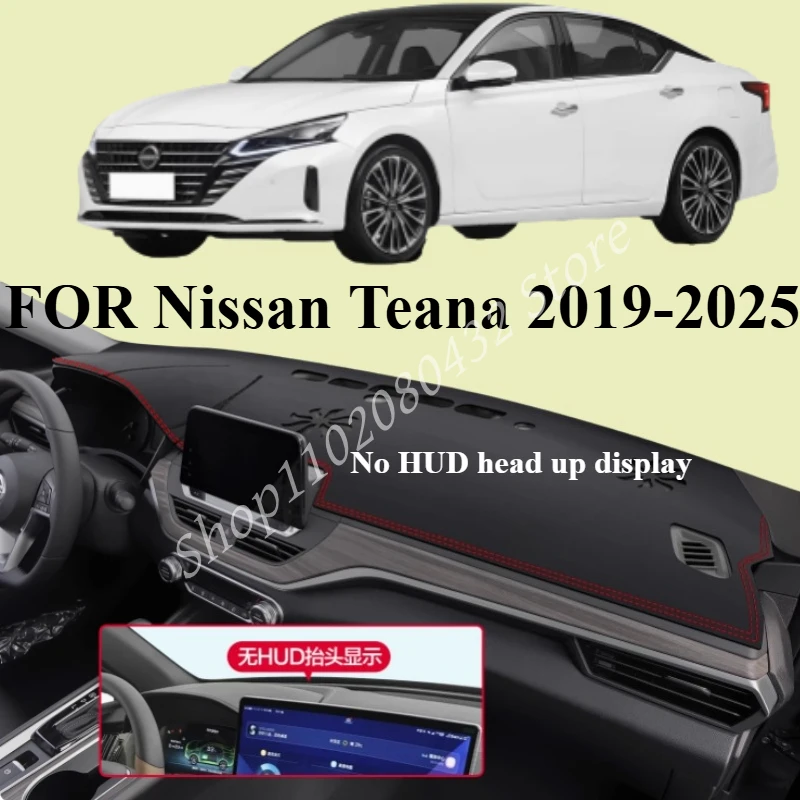 

LHD FOR Nissan Teana 2019-2025 Car Artificial Leather Dashboard Cover Car Avoid Light Pad Anti-Dirty Mat Sun Shade Pad