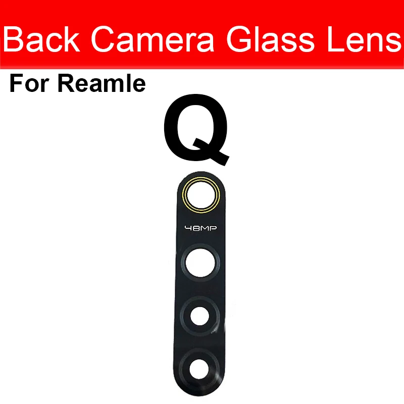 Rear Back Camera Glass Lens For Oppo Realme Q2 Q2i Q3 Pro 5G Back Glass Lens Replacement Spaer Repair Parts