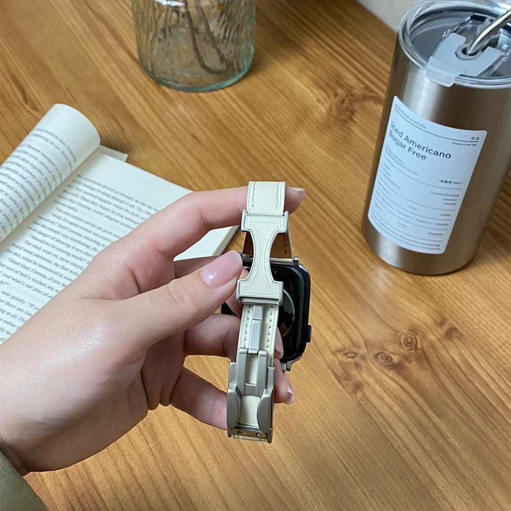 High end Strap For Apple Watch Ultra 2 49mm 45mm 44mm 42mm 46mm 41mm Metal Bracelet Wristband Correa iWatch 10 9 8 7 6 5 4 Band