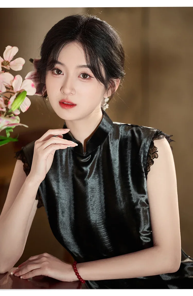 

Летнее элитное модное длинное платье Cheongsam в китайском традиционном стиле, современное улучшенное вечернее платье Qipao для женщин