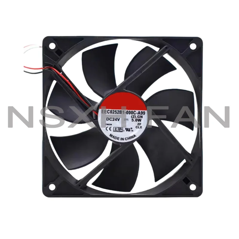 

NEW EEC0252B1-000C-A99 12025 24V 5W System Enclosure Cooling Fan