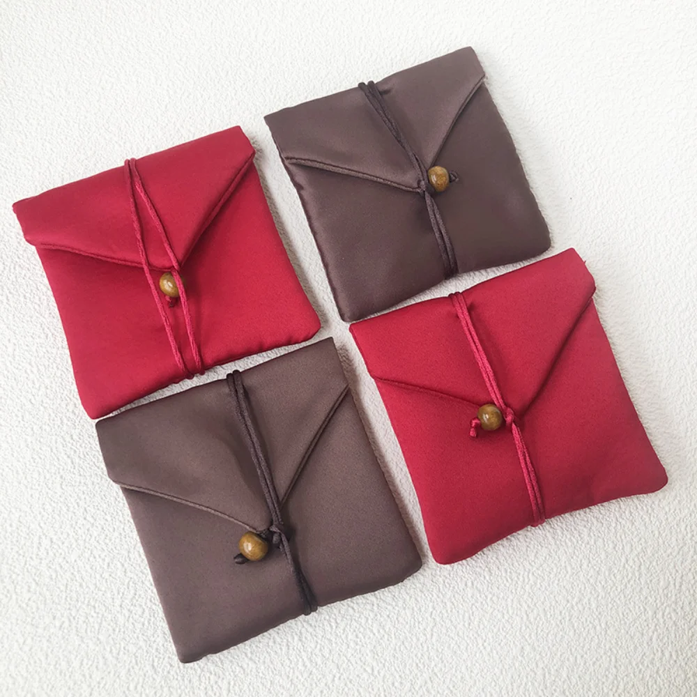 

Satin Imitation Suede Velvet Jewelry Cloth Bag Bracelet Necklace Ring Jewelry Storage Bag Women's Jewelry Gift Packaging Pouch