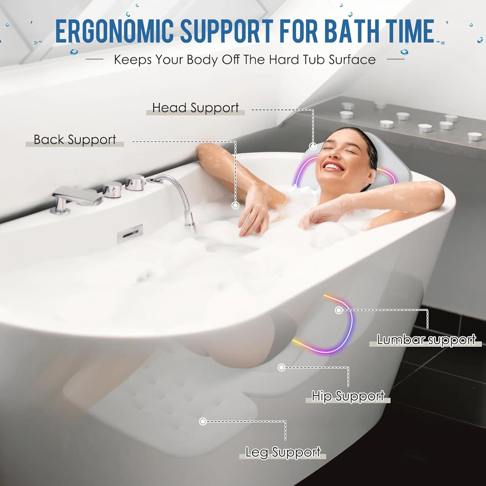 Thumbnail 2 - #32 Best Bath Pillows to Buy In 2026