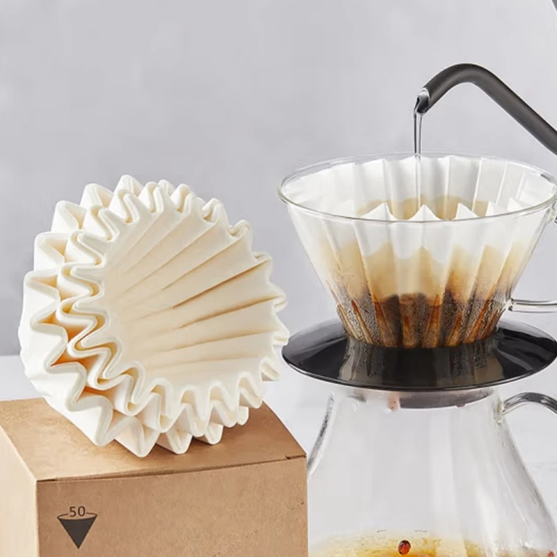 200 Pieces Of Coffee Filter Paper Drip Filter Paper Cake Bowl Filter Cup Oil-Proof Cupcake Liner Baking Cup High Guality (Small)