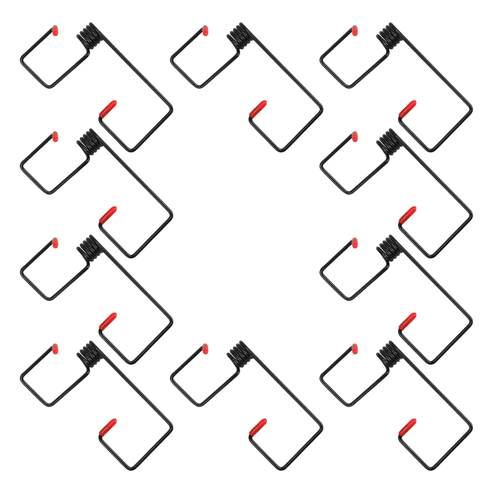 10Pcs Universal Windshield Wiper Arm Pressure Spring Booster Enhanced Tension Silent Operation All Weather Wiper Arm Support