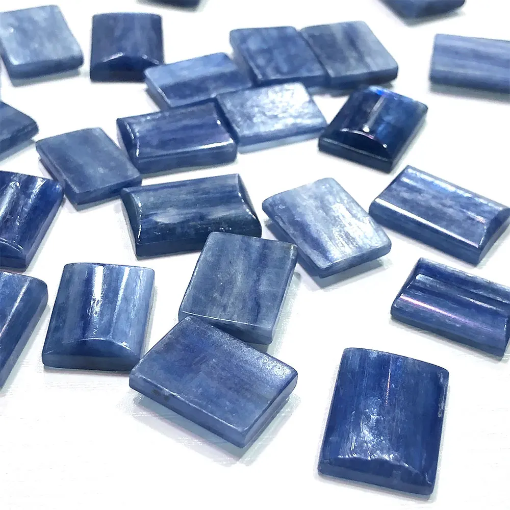 Natural Kyanite Crystals Rectangle for Pendant Quartz Crystal Healing Stone Gemstone Energy Reiki for Jewelry Making Home Decor