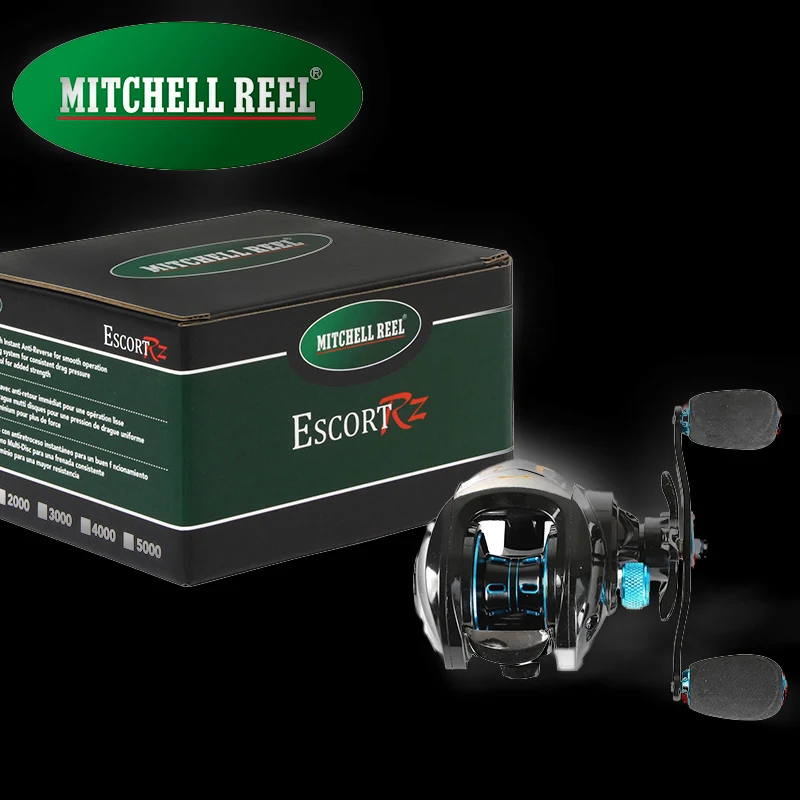 

MITCHELL REEL Baitcasting Reel Dual Brake System Reel 8kg Max Drag 8+1 BBs 7.2:1 High Speed Fishing Reel Pesca