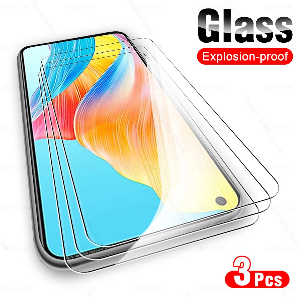 3Pcs For Oppo A78 4G Screen Protector Tempered Glass Appo Orro A58 A58x A98 5G OppoA78 OppoA98 A 78 98 58 78A Protection Glass