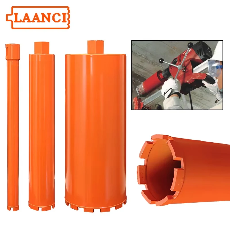 laanci-diamond-core-drill-bit-with-a-diameter-of-27-200mm-total-length-400mm-drill-concrete-air-conditioning-walling-drilling
