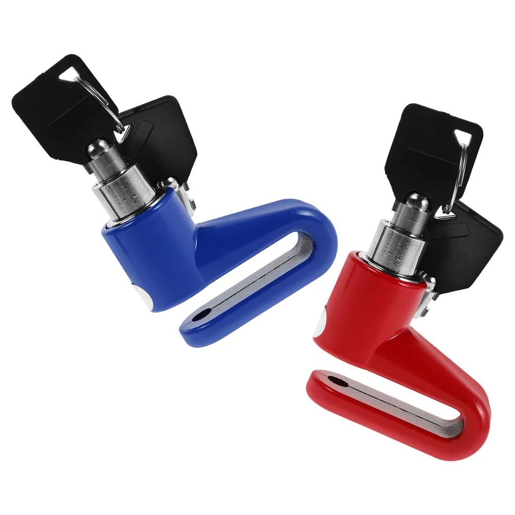 

Mini Plastic Disc Brake Lock Portable Heavy Duty Anti-Theft for Bicycle Mountain Bike Motorcycle Electric Security Lock Key