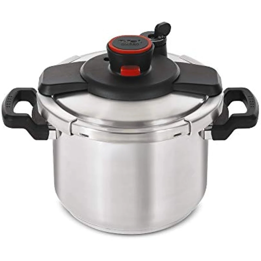 Steel Pressure Cooker 8 Quart Induction Cookware, Pots and Pans, Dishwasher Safe Silver