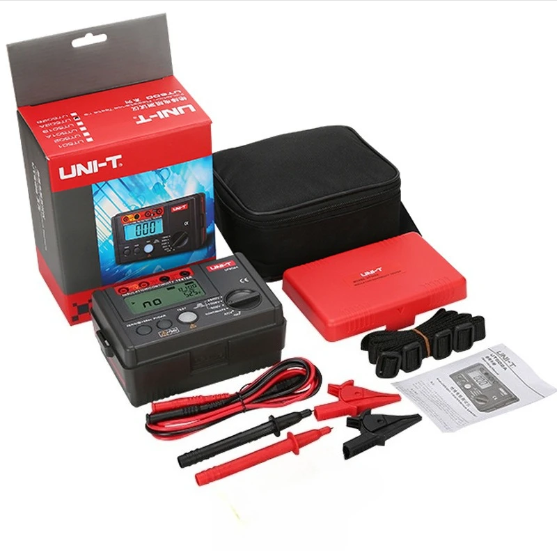 UT501A Tester di resistenza di isolamento 1000V Megohmmetro 5GΩ Ohm Meter Ohmmetro digitale professionale Megometro elettrico