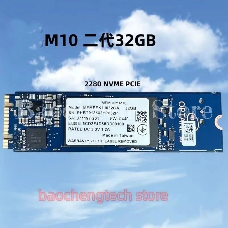 Original M10 M.2 2280 SSD 64GB 32GB 16GB PCIe M.2 2242 3.0 3D Xpoint NVMe Internal Solid State Drive For Intel Optane Memory