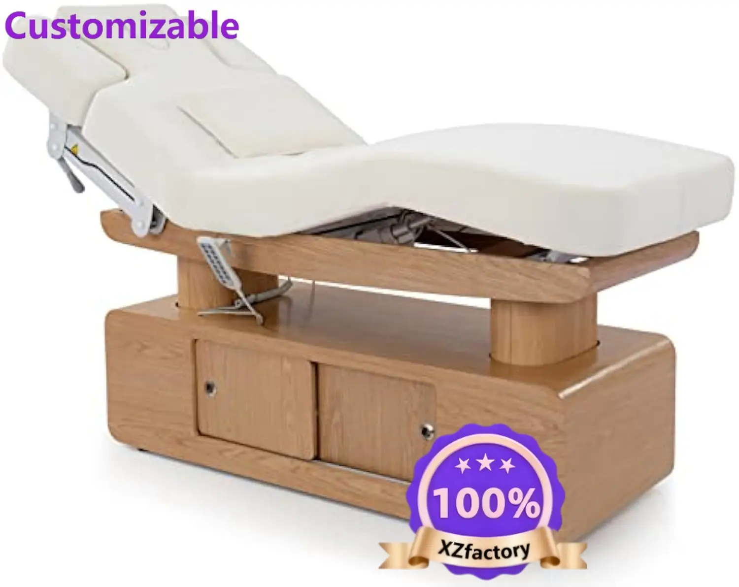 Factory Direct 2026 Full Electric Heating Backrest Leg Adjustable Height Angle Spa Equipment Spa Treatment Medical Facial Massag
