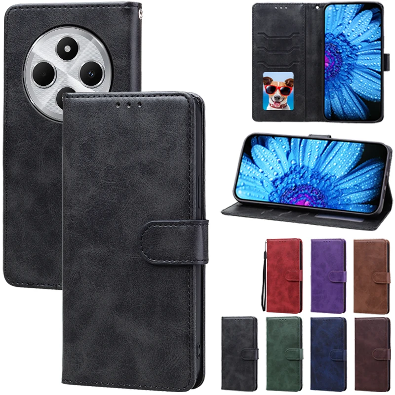 Для Redmi 14C 4G Чехол-кошелек Флип Кожаный чехол Для Xiaomi Redmi 14C Чехол Силиконовый чехол-книжка Для Redmi 14c 14 C Coque Fundas