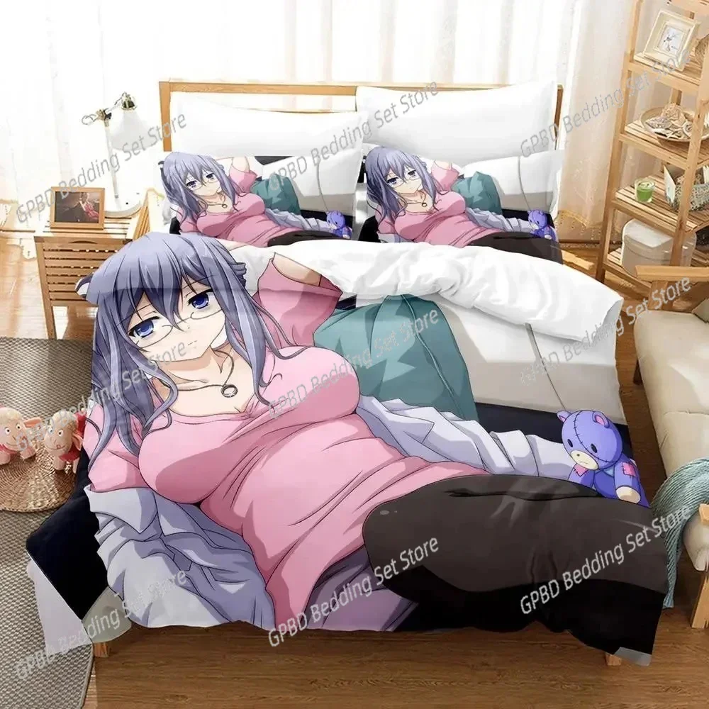Date A Live Tokisaki Kurumi 3D NEW Duvet Cover Pillowcase Bedding Set Adult Girl Bedroom Decoration Children Single Double Large