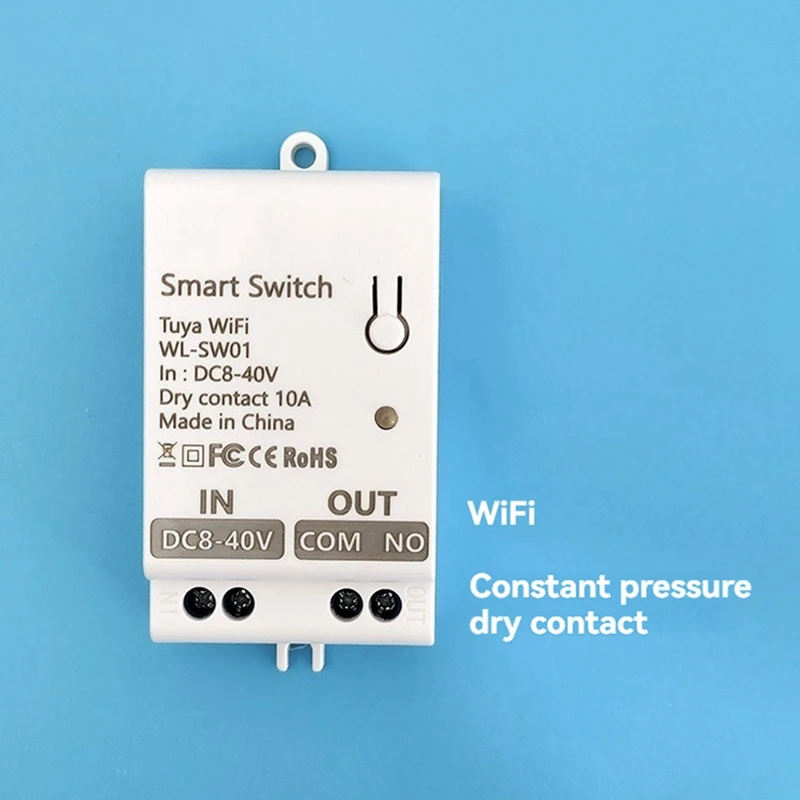 Tuya สมาร์ท Wifi Dry Contact โมดูลสวิทช์ 10A Home Universal DIY Breaker รีเลย์ทํางานร่วมกับ Smart Life Alexa