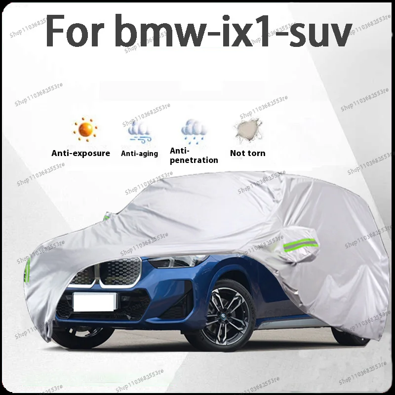 

For BMW iX1 Fit Car Cover Waterproof, Dustproof, Sunshade (UV), Snowproof | Silve Full Cover with All-Day Protection