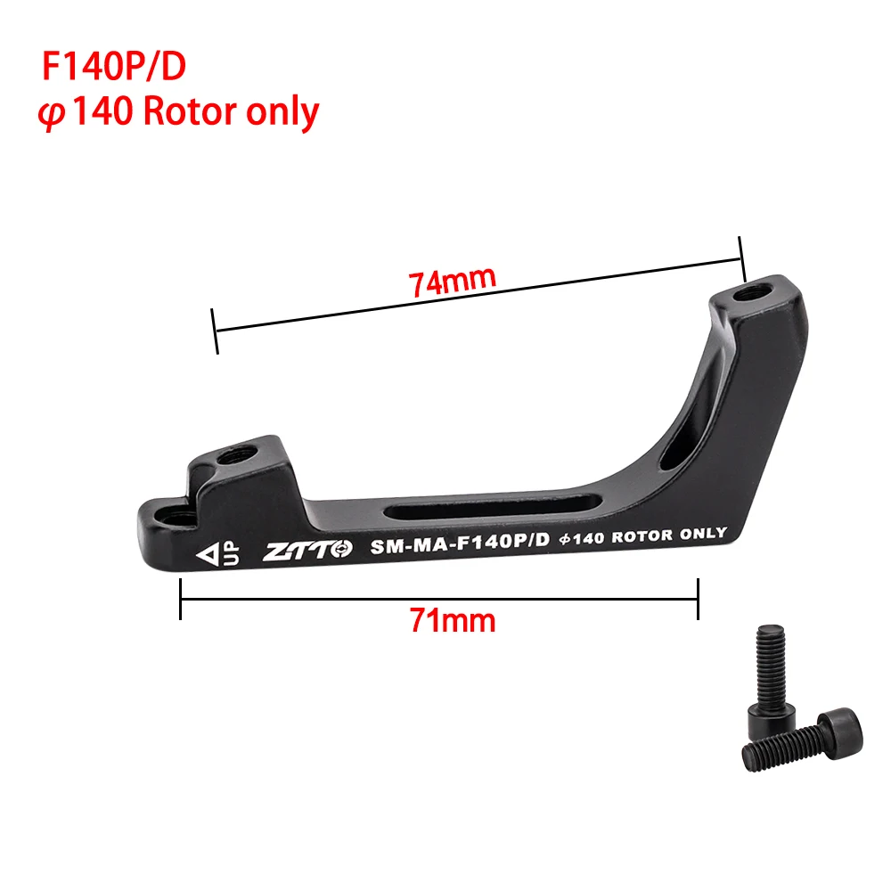 ZTTO Disc Brake Mount Adapter A B Fork Frame Adapter Road Bike Disc Brake Post Mount Caliper Flat Mount  Adapter 140 160mm Rotor