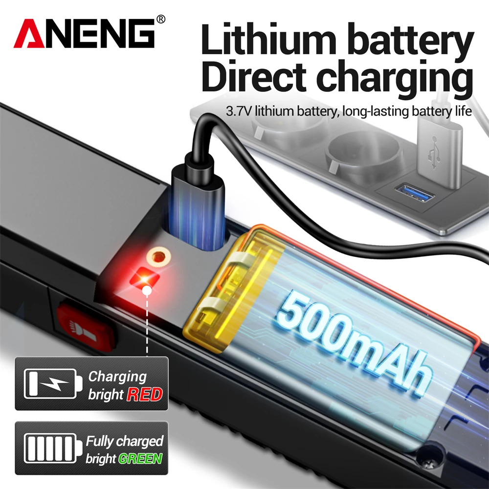 Detektor Kebocoran Gas Halogen Profesional ANENG HD02 0~1000PPM Penguji Refrigeran R22/R32/R134a Layar LCD Alarm Visual dan Suara