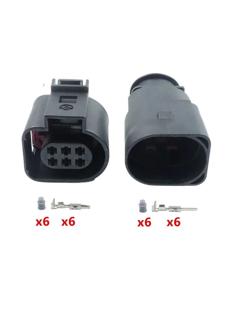 Connecteur de fil électrique étanche, 6 broches, 1.5mm, 3B0973813 1J0973713 1813139-1 1J0 973 713 42121700