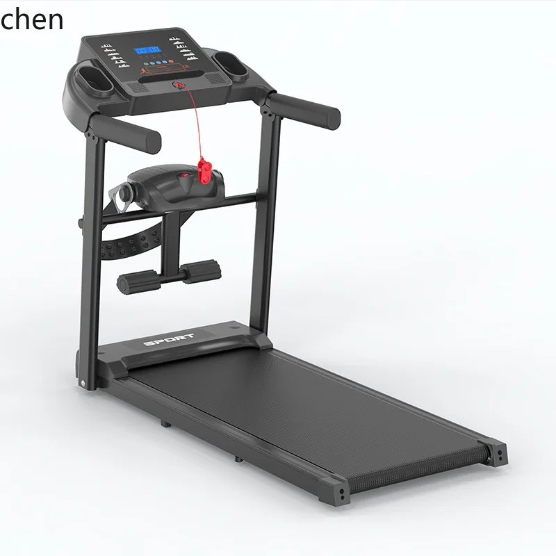 HXL Treadmill Indoor Shock Absorption Silent Folding Flat Walking Machine Fitness Equipment
