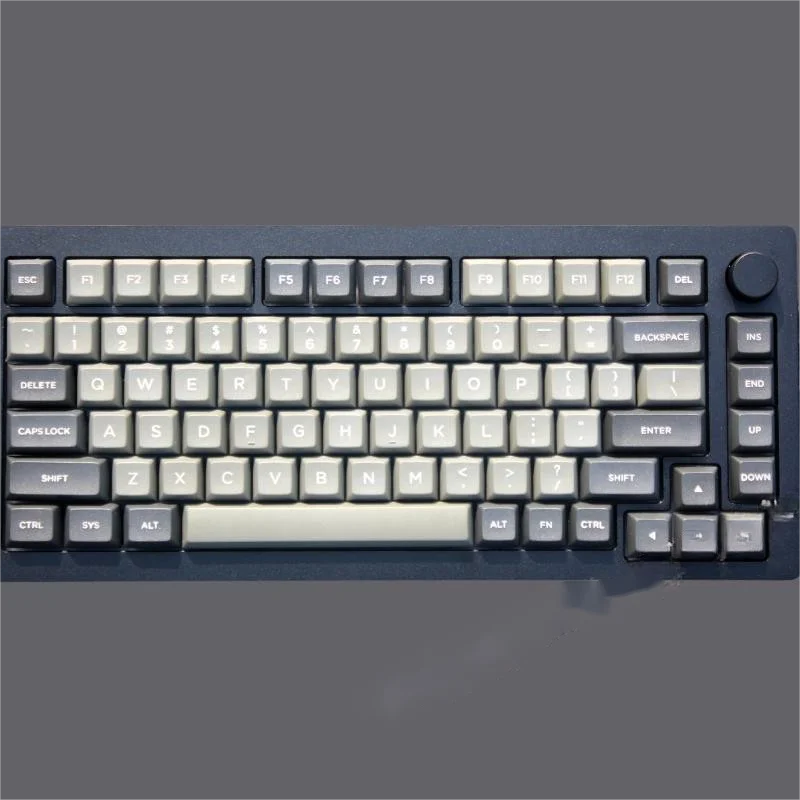 130 Keys Minimalist Gray DSA Keycaps For Cherry MX Switch Mechanical keyboard PBT low profile Keycap Custom DSA profile key Caps