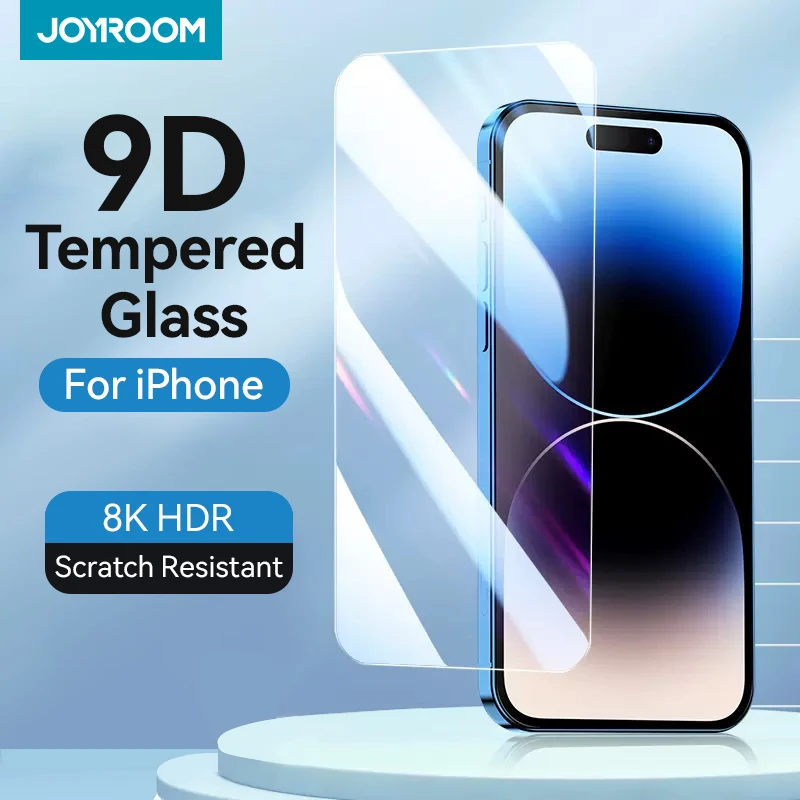 JOYROOM 5/3/1 Pack HD Clear Tempered Glass for iPhone 16 15 14 13 12 11 Pro Max Full Screen Protector for iPhone