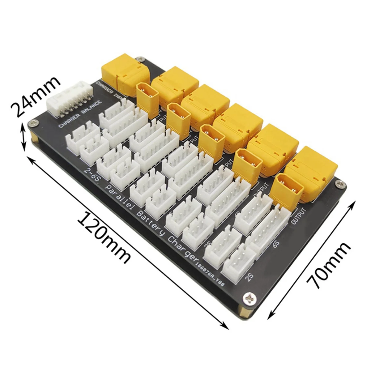 2X Lithium Battery Charging Board Parallel XT30 XT60 Plug 2‑6S Lithium Batteries For B6 Charger Electronic Components-A74Z