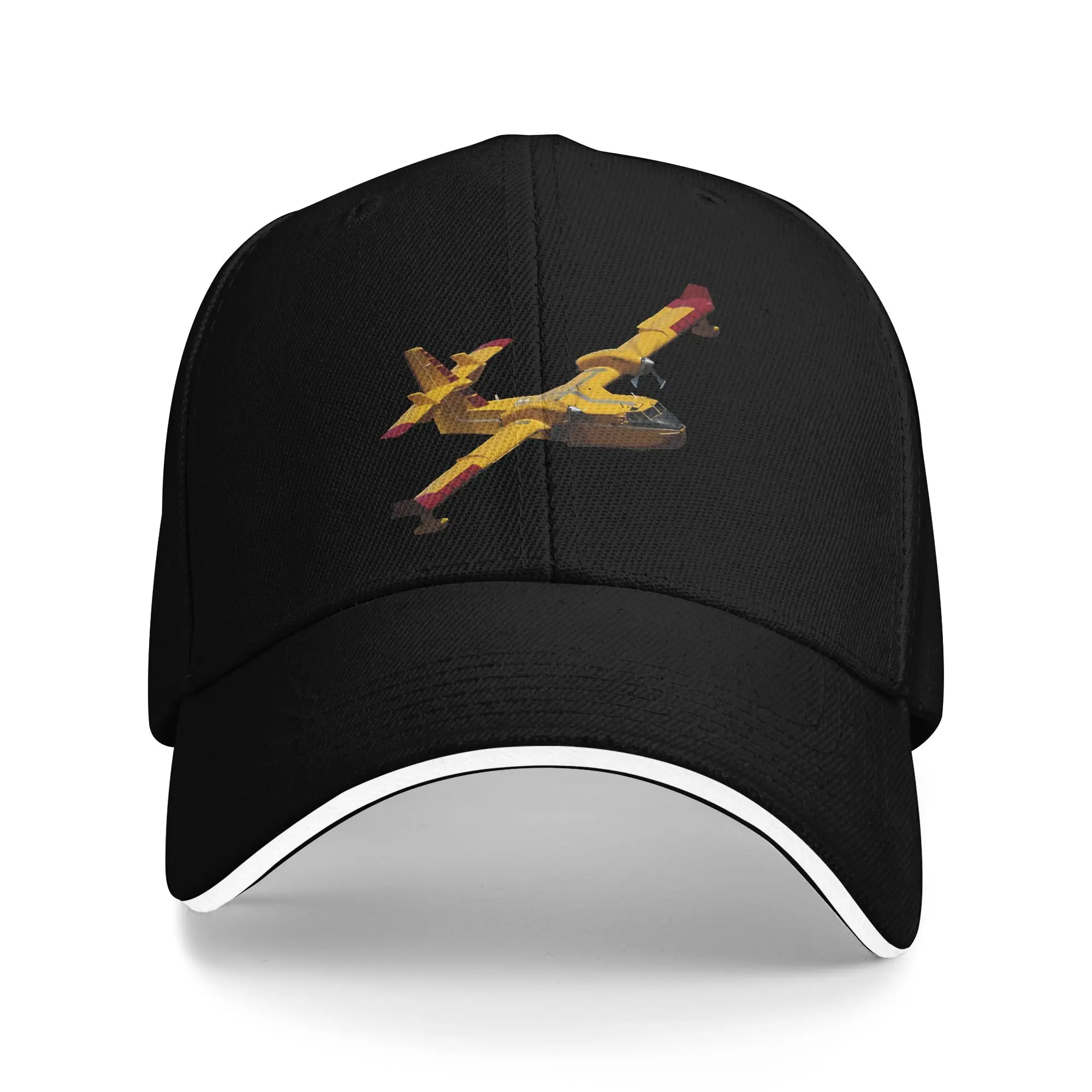Canadair cl-415 Super Scooper firebomber Aircraft  Outfit Unisex Baseball Cap  Dad Hat Vintage Formal Headwear Sun Cap