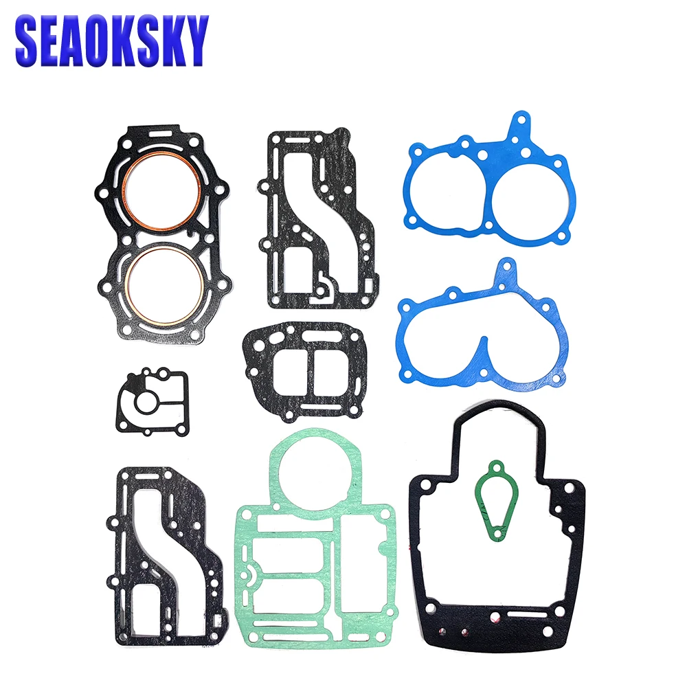 350 GASKET SET For Tohatsu Mercury Head Cover Outboard Motor 2 Stroke 15HP 18HP,351-01005-0,3H6-01032-0,27-803663