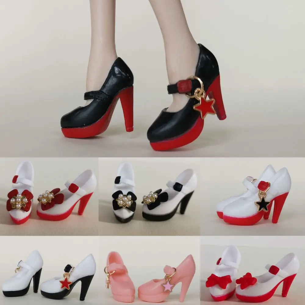 Quality DIY Shoes High Heels Cute Multicolors Original Doll Shoes Doll Accessories Super Model Shoes for 1/6 BJD 30cm Dolls