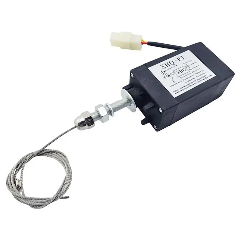 ABAE-XHQ-PT Power On/Off Pull Control Device 12/24V For Generator Flameout Shutdown Solenoid Valve Normally Open B