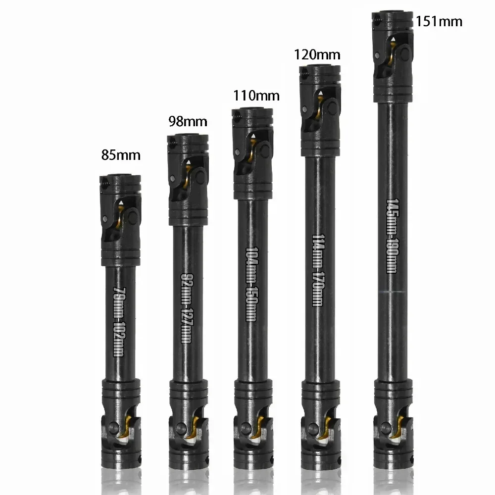 1PCS Heavy-Duty Steel Drive Shaft for 1/10 RC Car Crawler TRX4 Axial SCX10 90046 AXI03007 Redcat Gen8